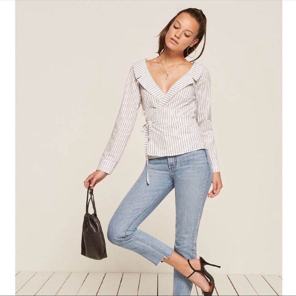 Reformation - Dimitri Wrap Top